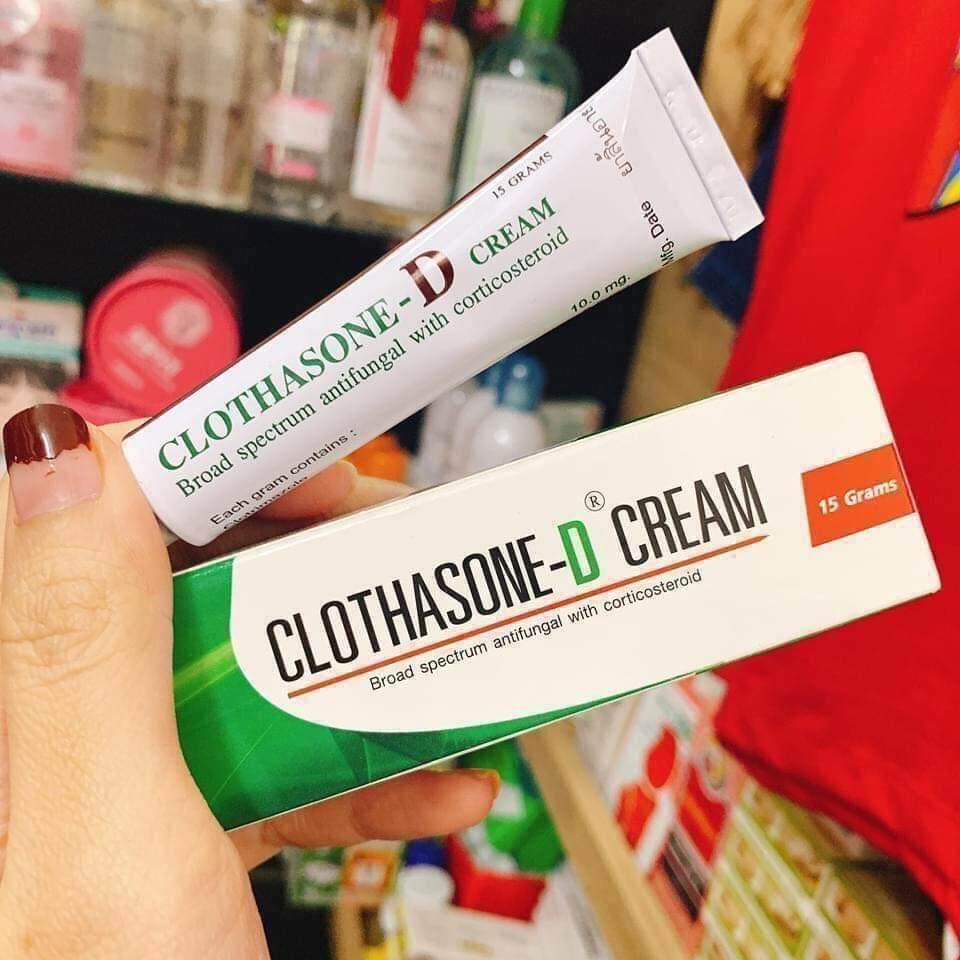  Kem bôi ngoài da nấm móng tay chân Clothasone D Cream Thái Lan 
