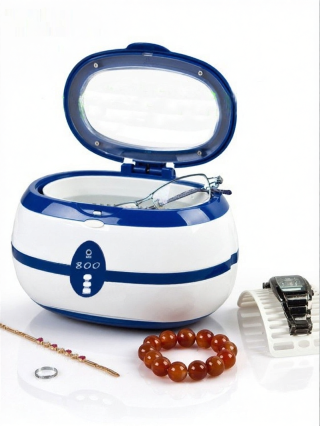 Eyewear Jewelry Watch Denture Ultrasonic Cleaner