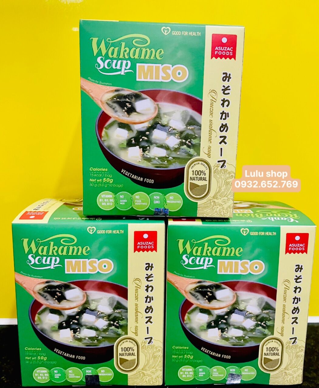 Canh Rong biển Miso ăn liền ASUZAC