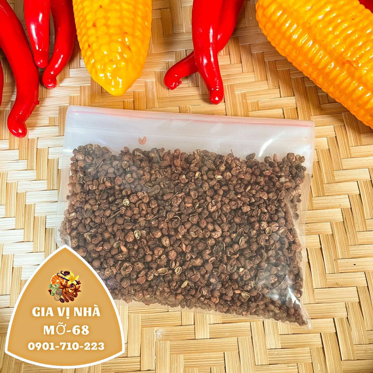 HẠT HOA TIÊU ĐỎ(XUYÊN TIÊU) 100GR