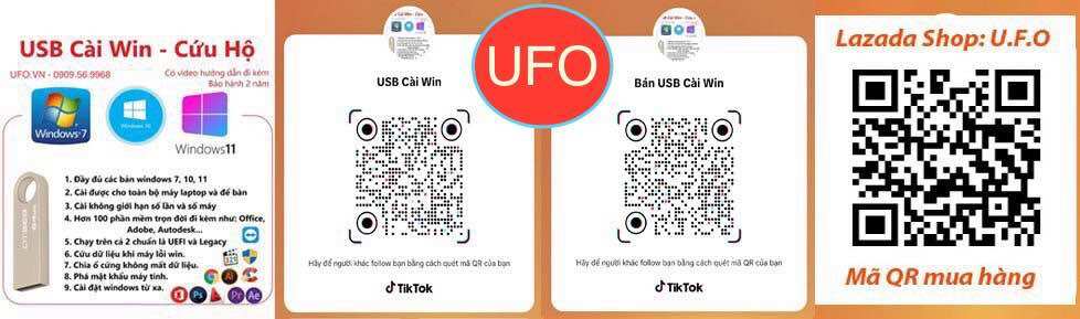 USB cài Win 7 10 11 cứu hộ máy tính laptop pc