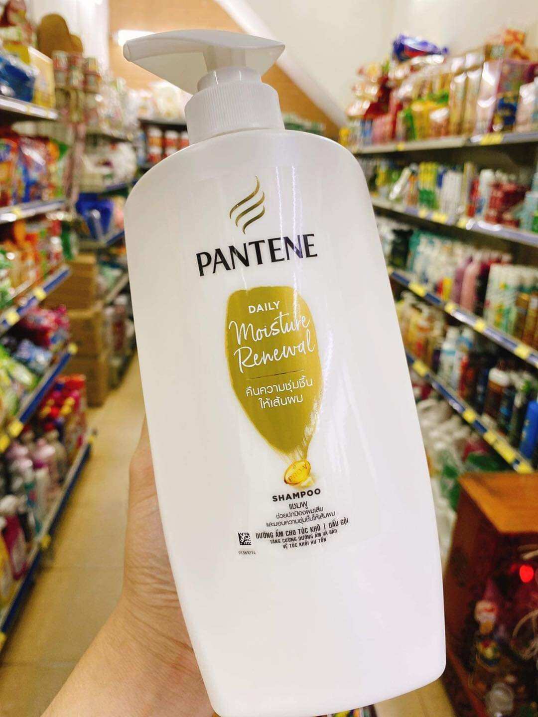 Dầu gội pantene 900ml dưỡng ẩm tóc khô