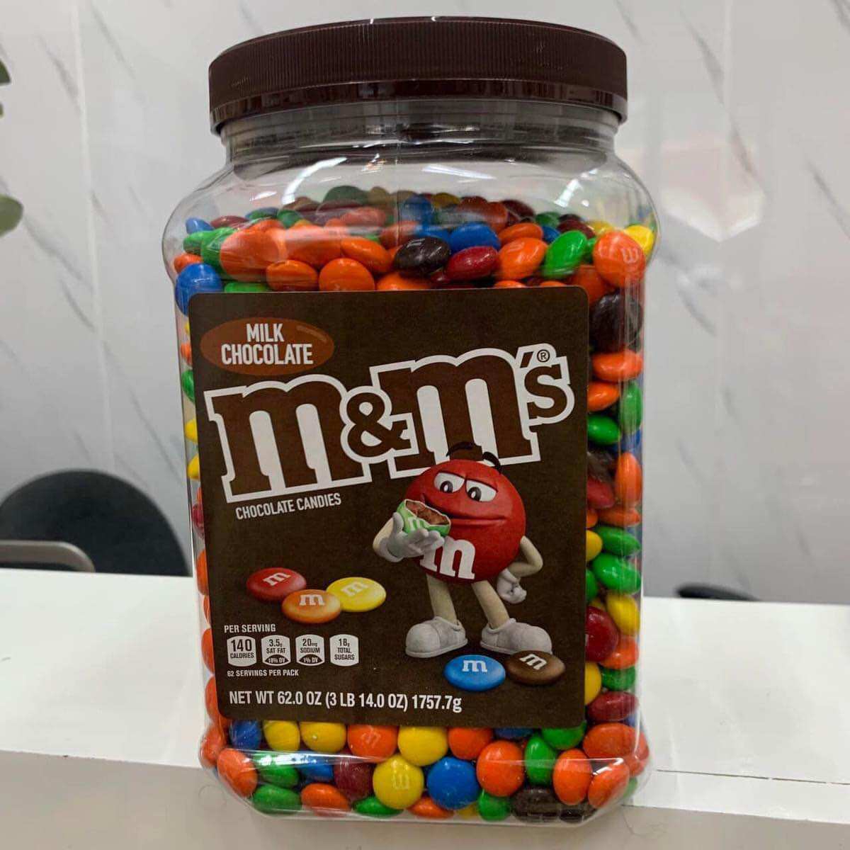 Socola M&M đậu phộng, mm không nhân 1757.7g