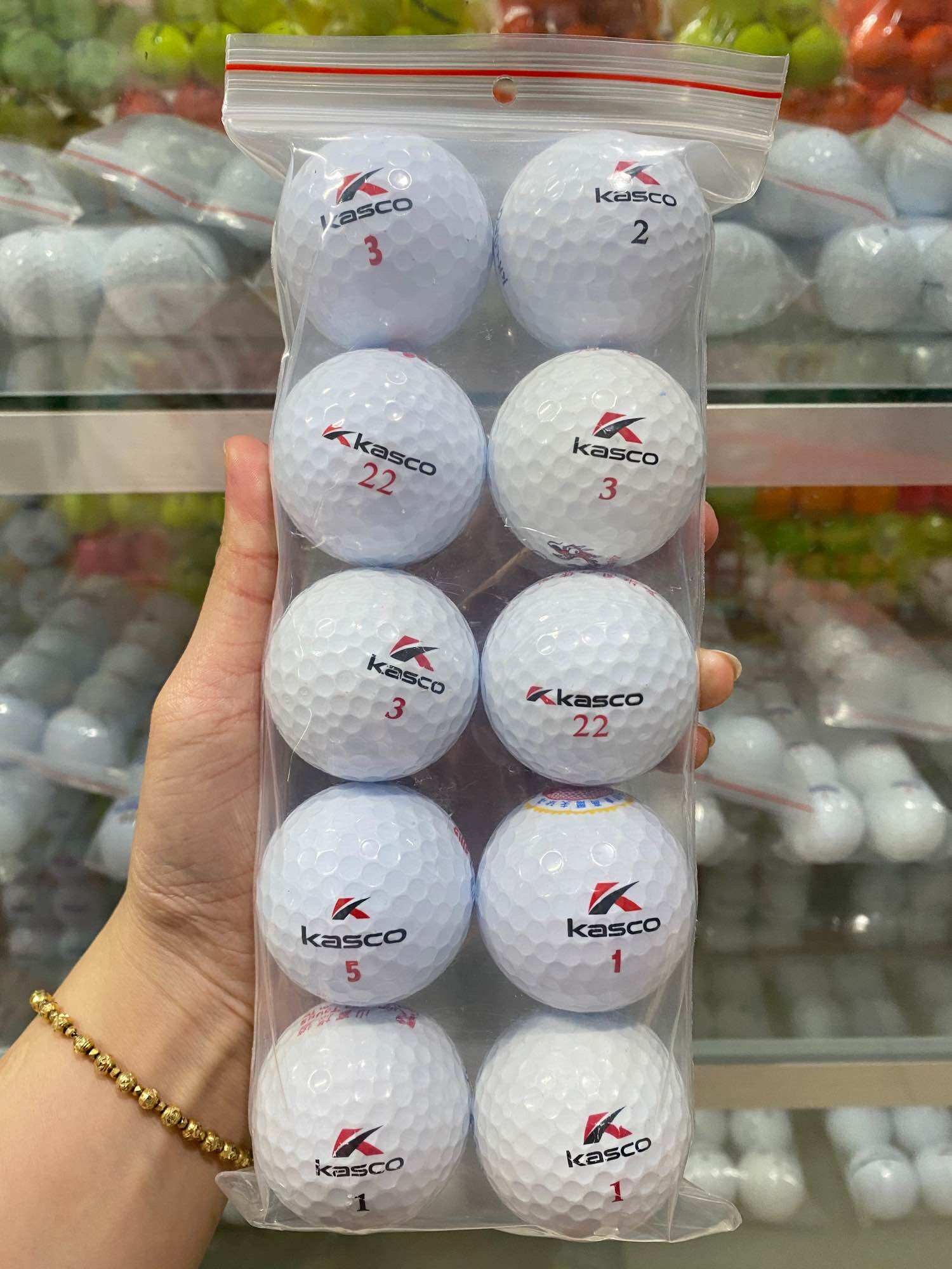 Bóng golf cũ các thương hiệu (10quả)