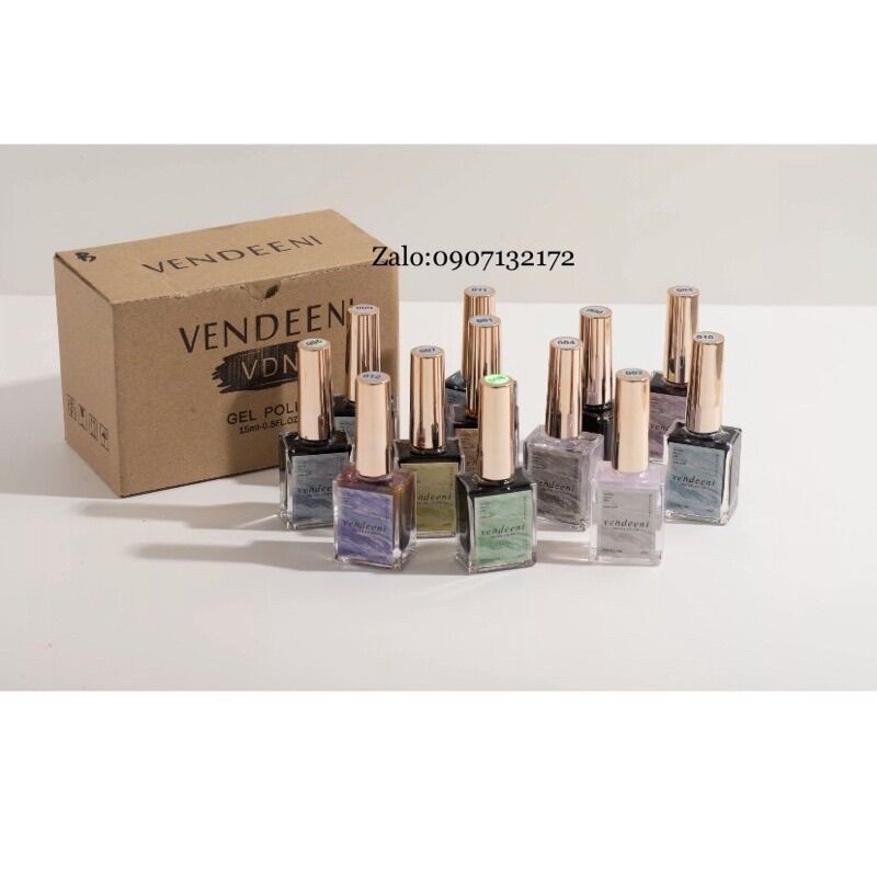 cồn loang ánh nhũ set 12 chai cồn loang trang Trí Móng