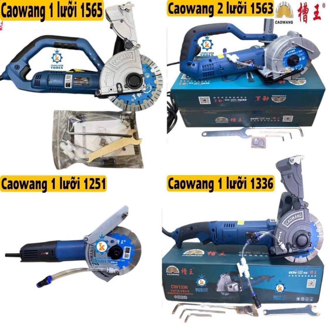 Máy Cắt Tường CAOWANG Đủ Các Loại 1336-1565-1563