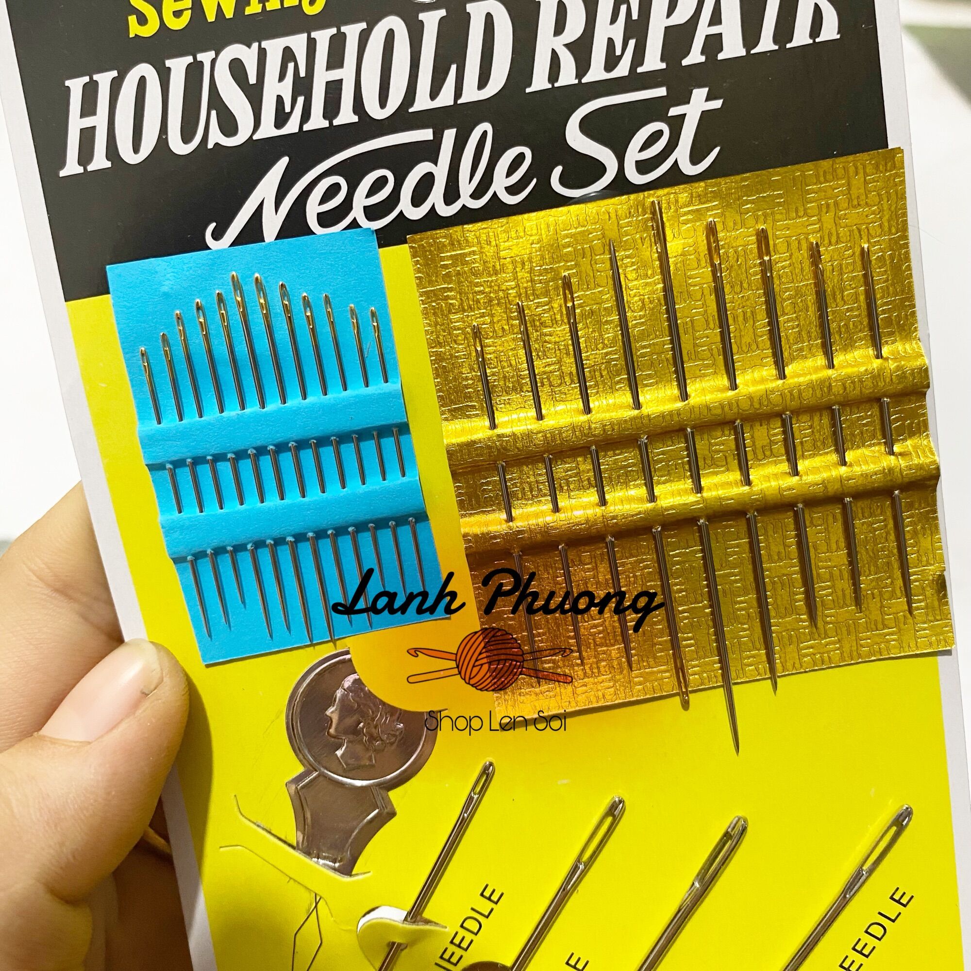 Vỉ Kim Khâu Chỉ , Len, Sợi Handmade