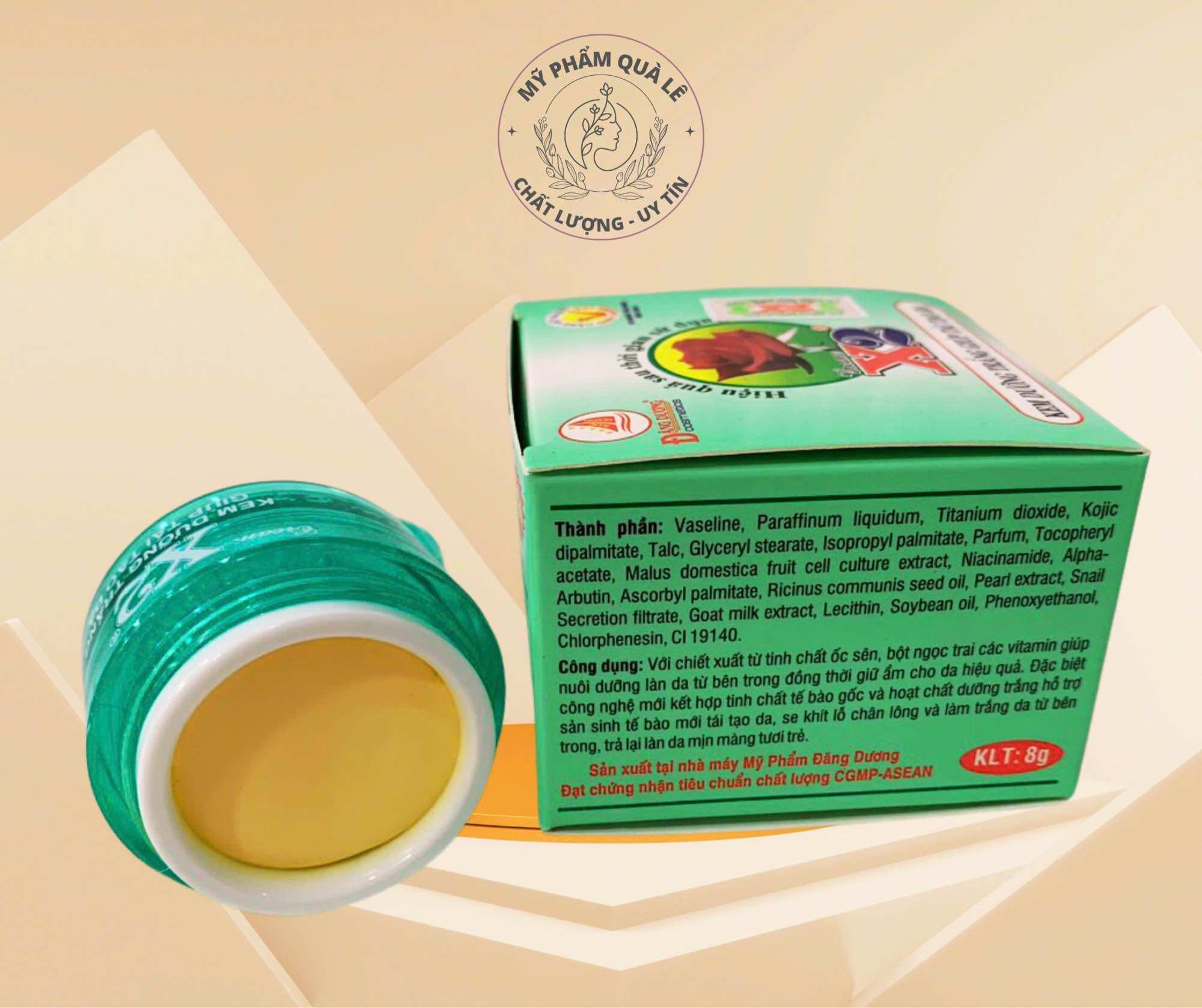 [ chuẩn hàng cty 100%] kem X2 trắng da -tái tạo da hủ 8g