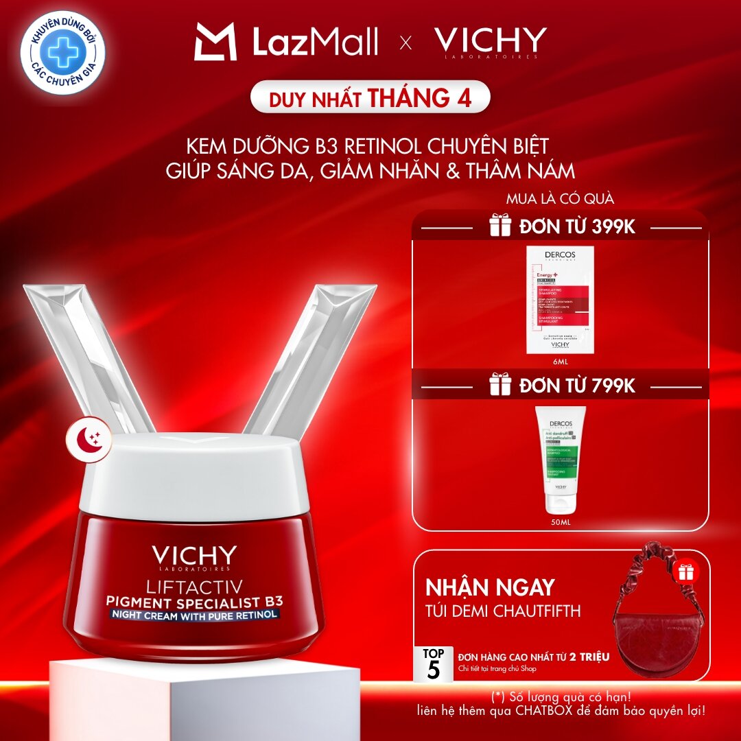 Kem dưỡng mờ thâm nám, sáng da Lifactiv B3 Pure Retinol Cream Night 50ml