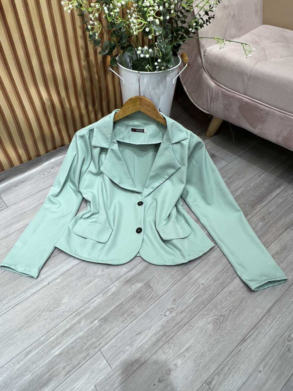 Áo Blazer dáng lững Bigsize Nữ 60kg đến 95kg