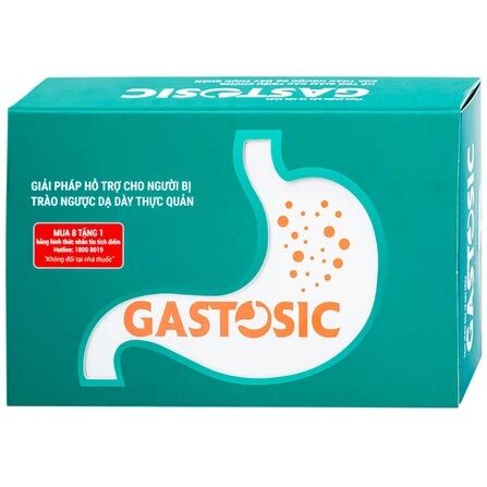 Viên uống Gastosic CVI Pharma hỗ trợ cho người bị trào ngược dạ dày thực