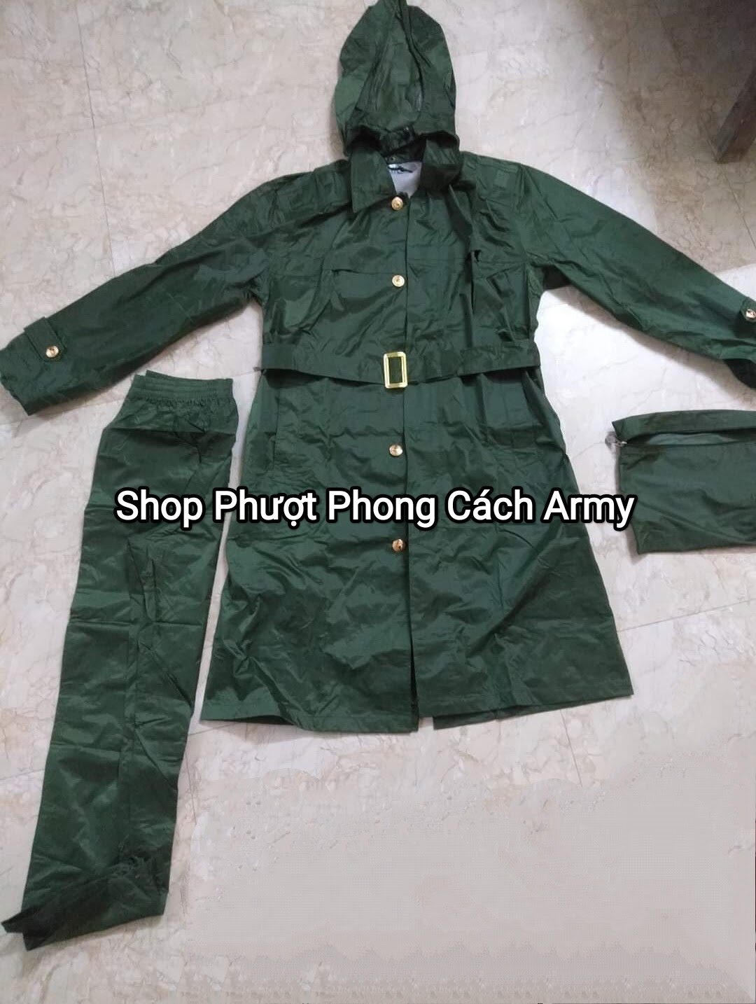 Bộ quần áo đi mưa cao cấp