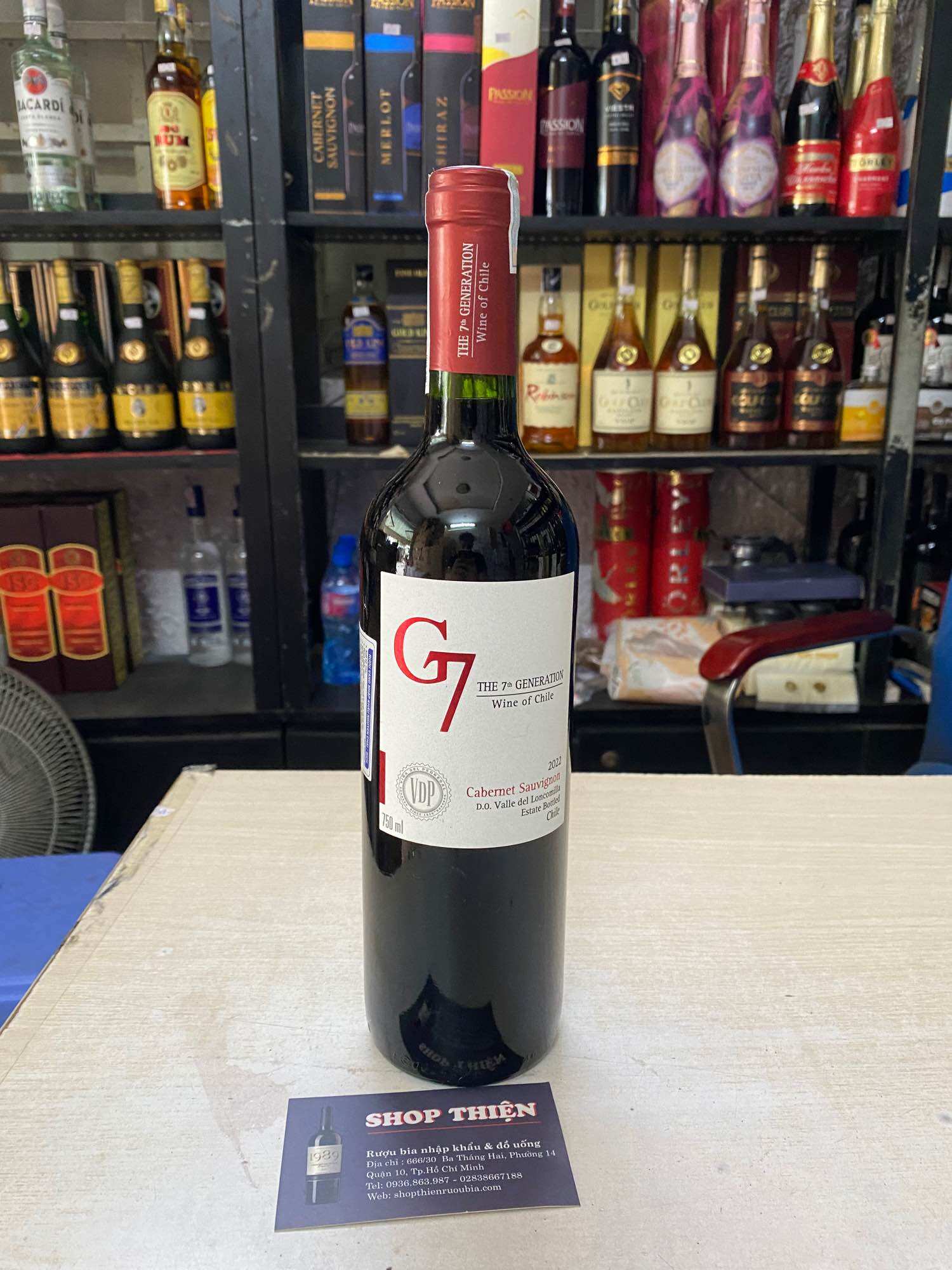 Vang Đỏ Chile G7 13.5% 750ml- Cabernet Sauvignon