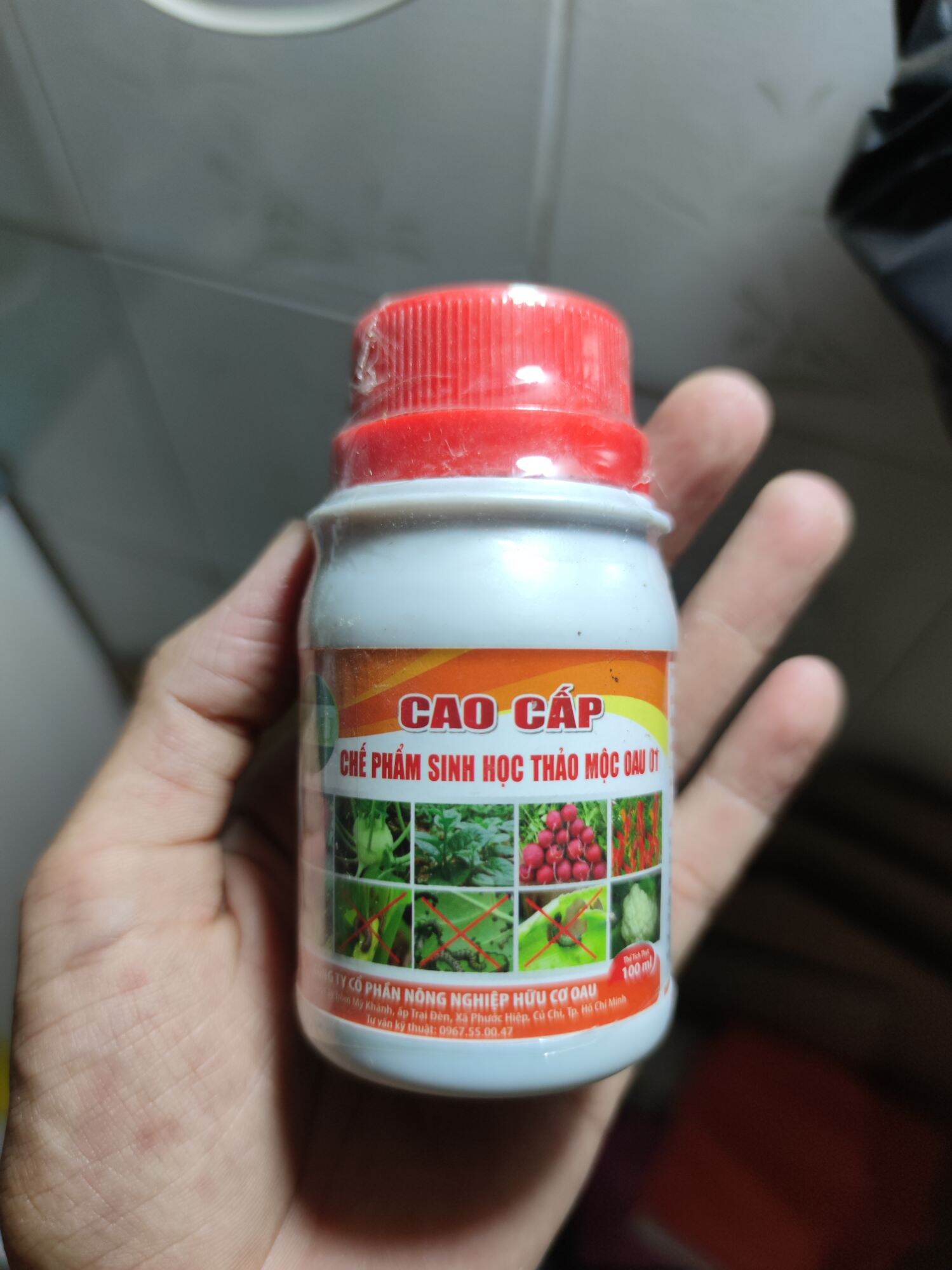 Chế phẩm sinh học thảo mộc OAU 1 Lọ 100ml Chuyên diệt sâu ăn lá côn trùng gây hại hiệu quả cao an toàn