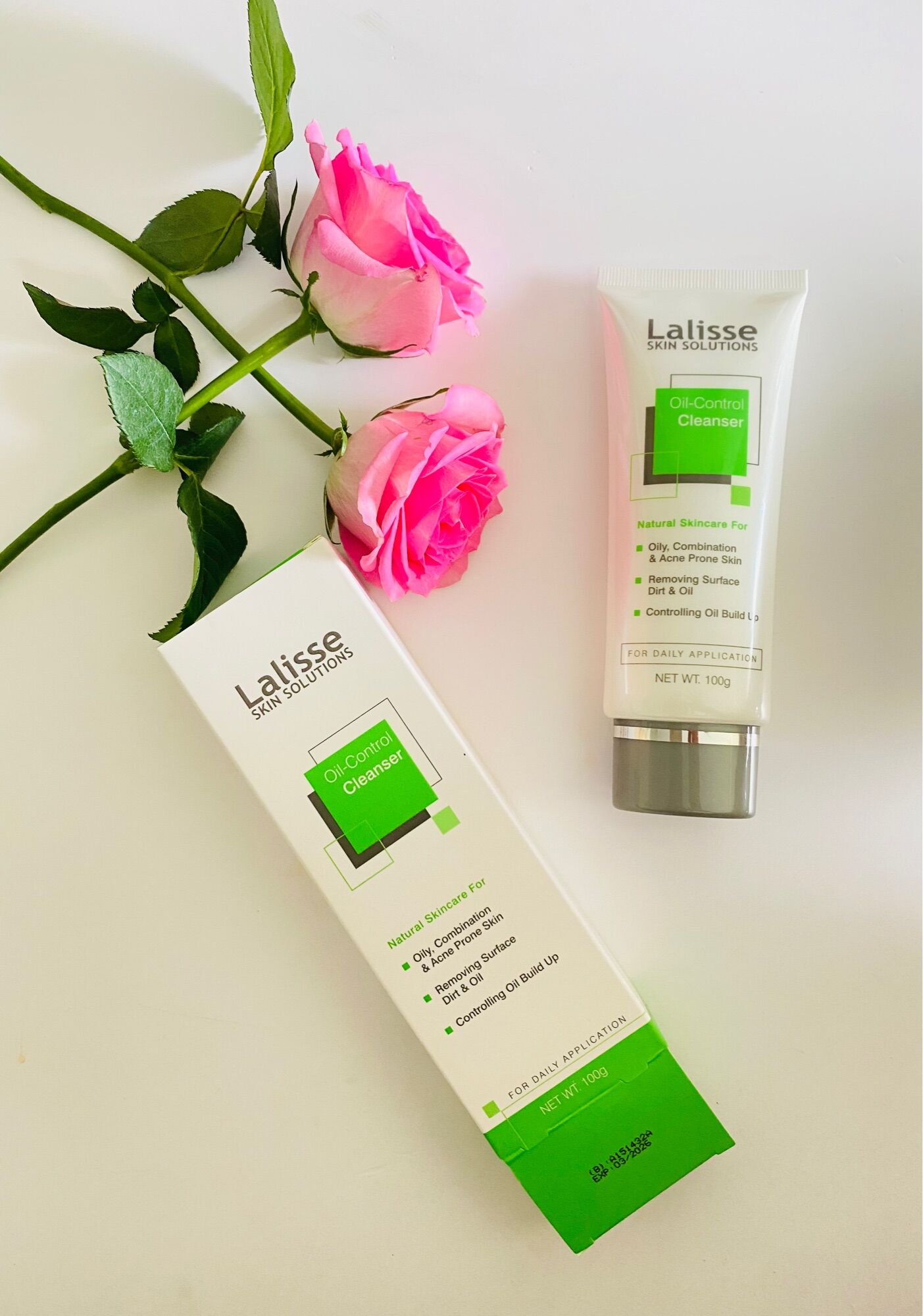 Lalisse skin solutions oil control cleanser- sữa rửa mặt dành cho da dầu