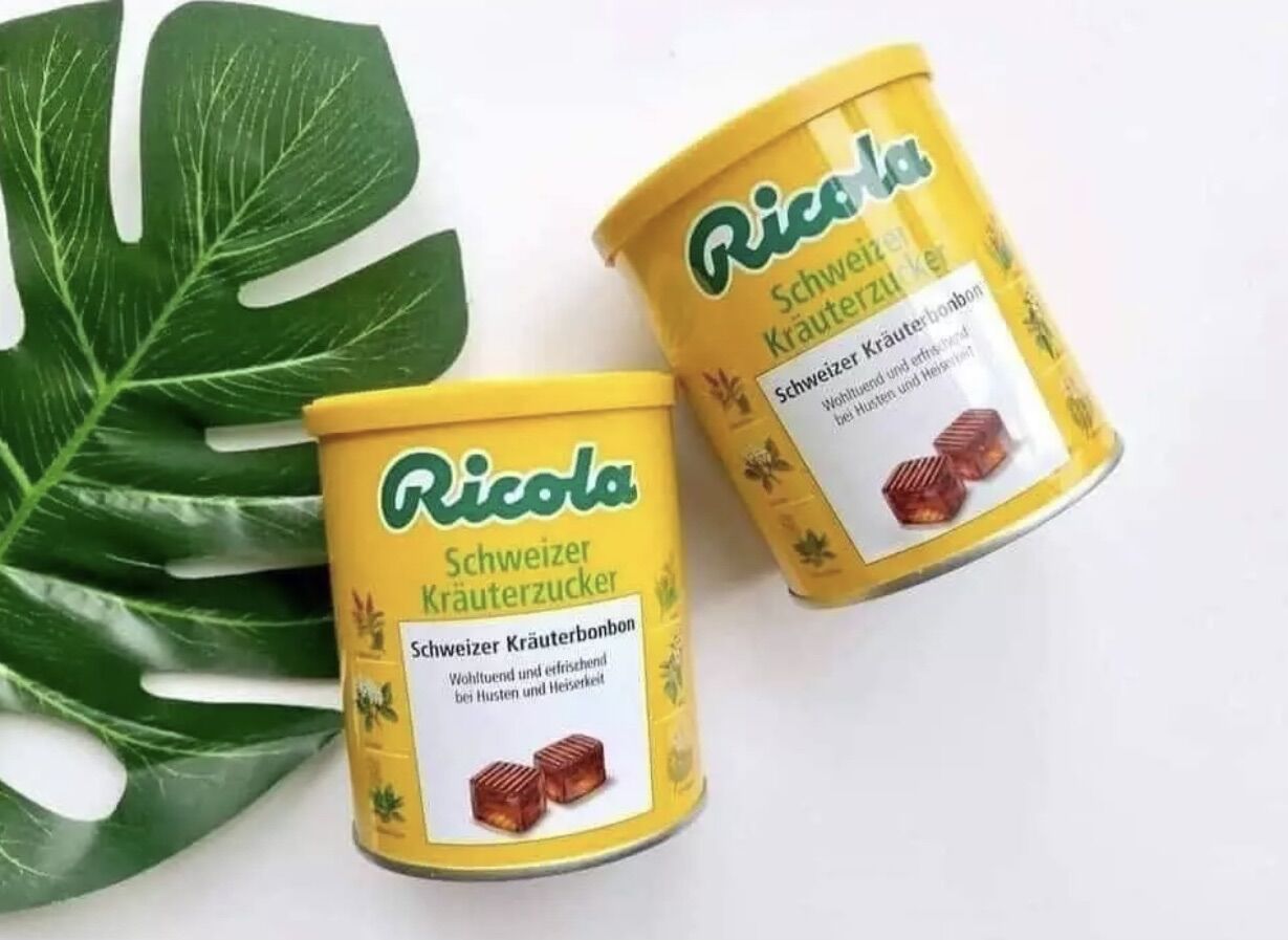 Kẹo ngậm ho Thảo dược Ricola Đức 🇩🇪
