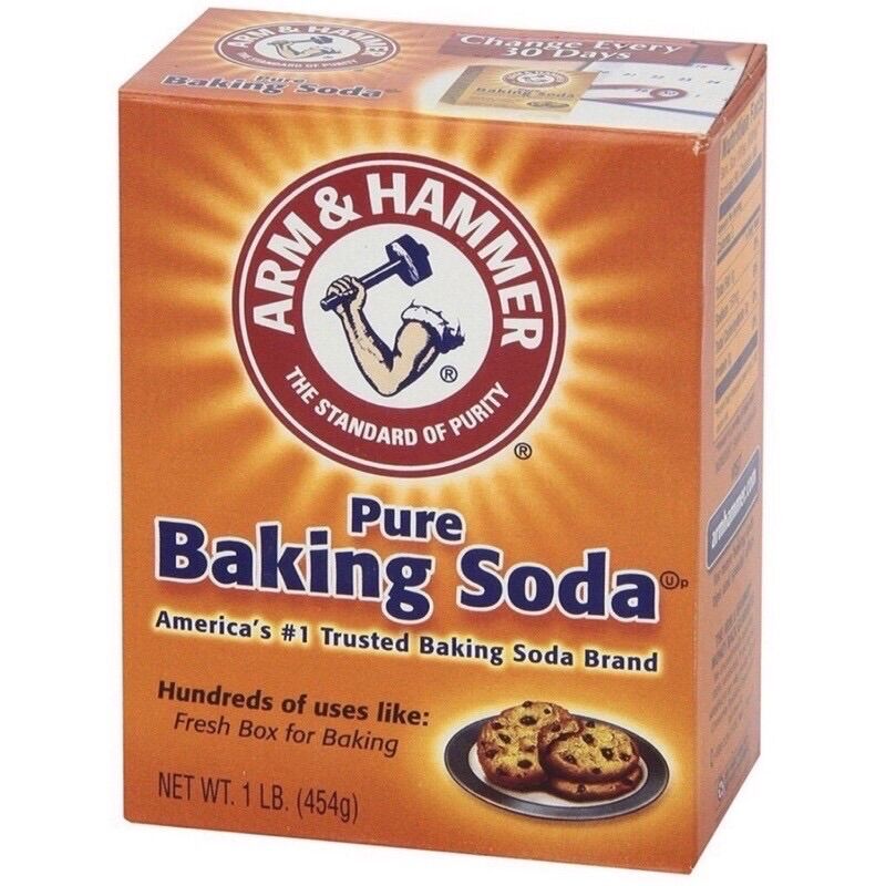 Chính hãng - baking soda 454g - muối nở làm bánh, khử mùi