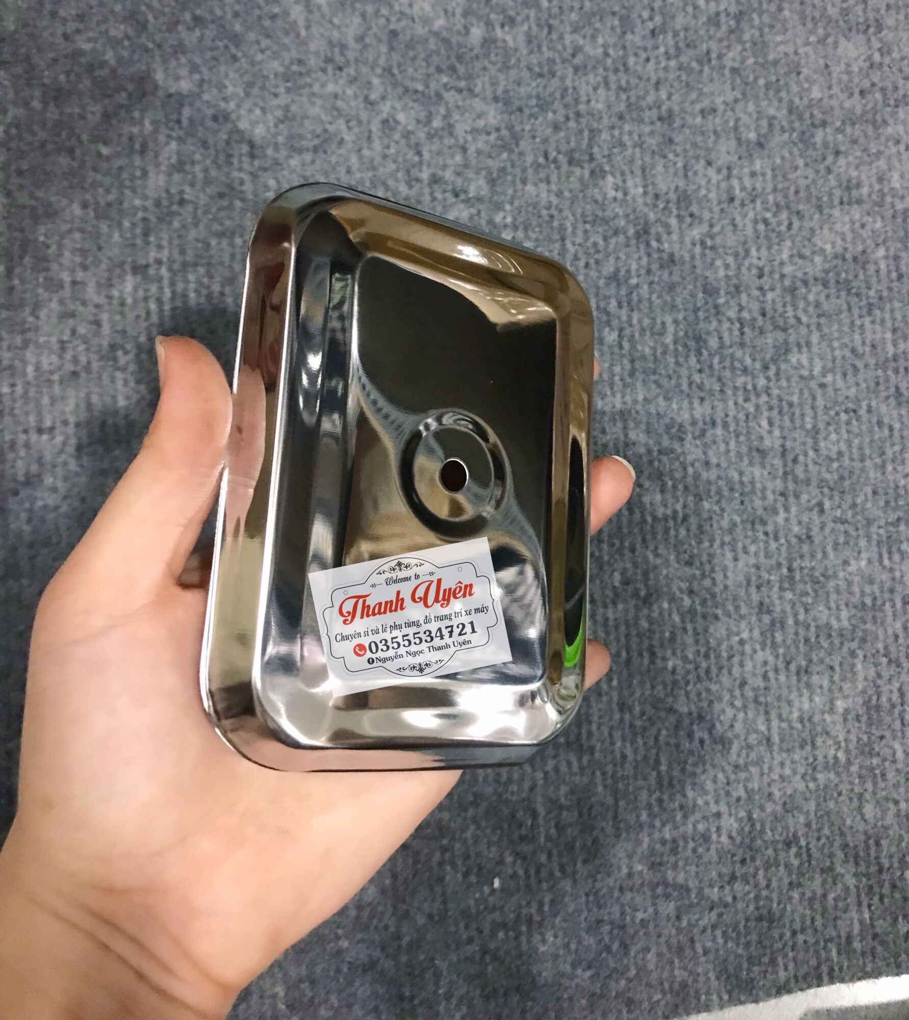 Nắp đậy pô e xe 78 inox