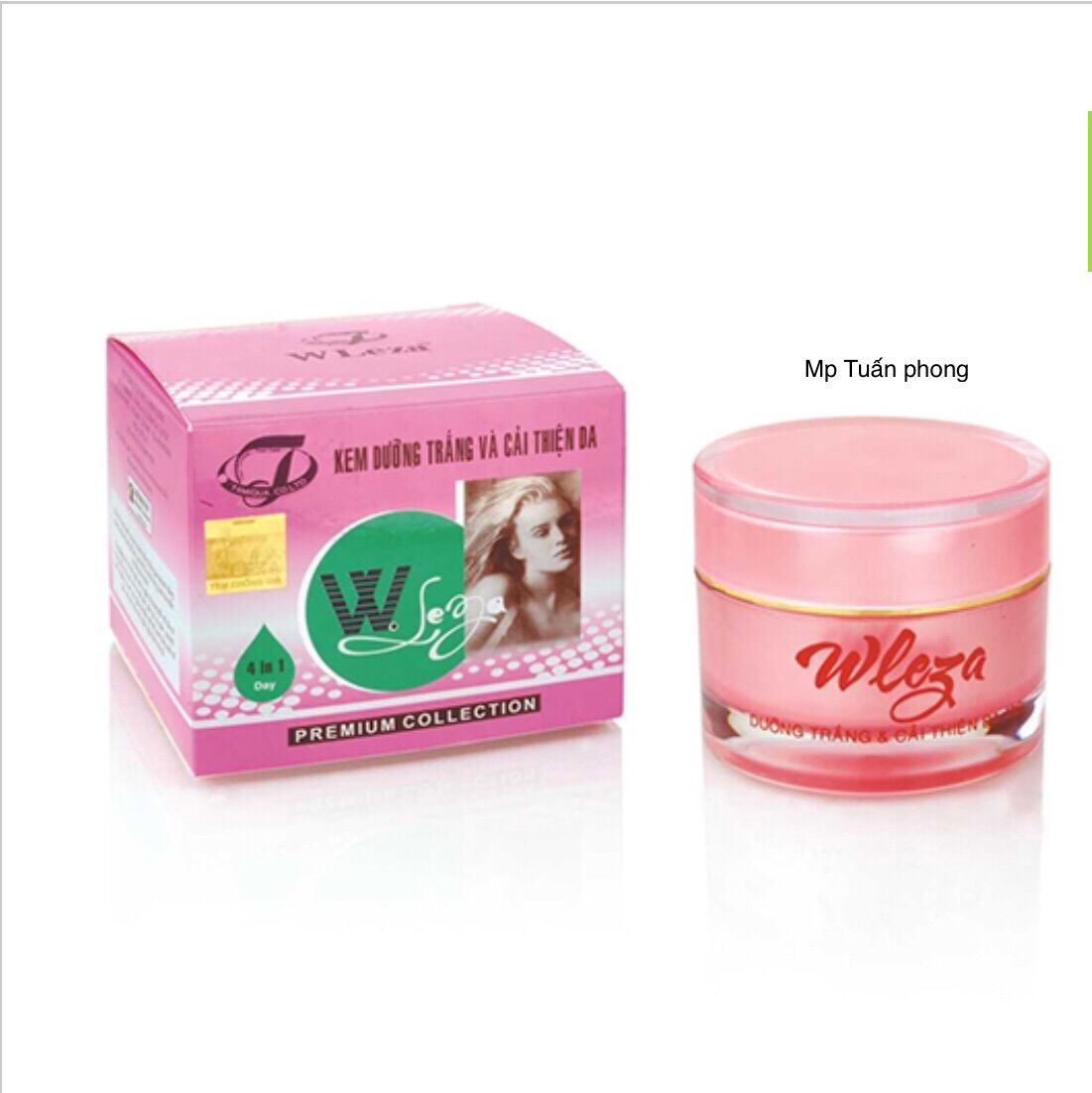Kem wleza dưỡng trắng da ban ngày 40g