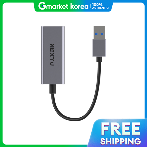 NEXTU | Next-3300Ug3 Usb3.1 Type-A Gigabit Wired Lan Card (10/100/1000Mbps) Giá 649,500 Đồng*Miễn phí vận chuyển