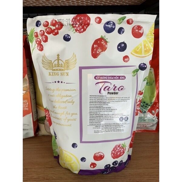 Bột Trà Sữa Hương Khoai Môn King 1kg