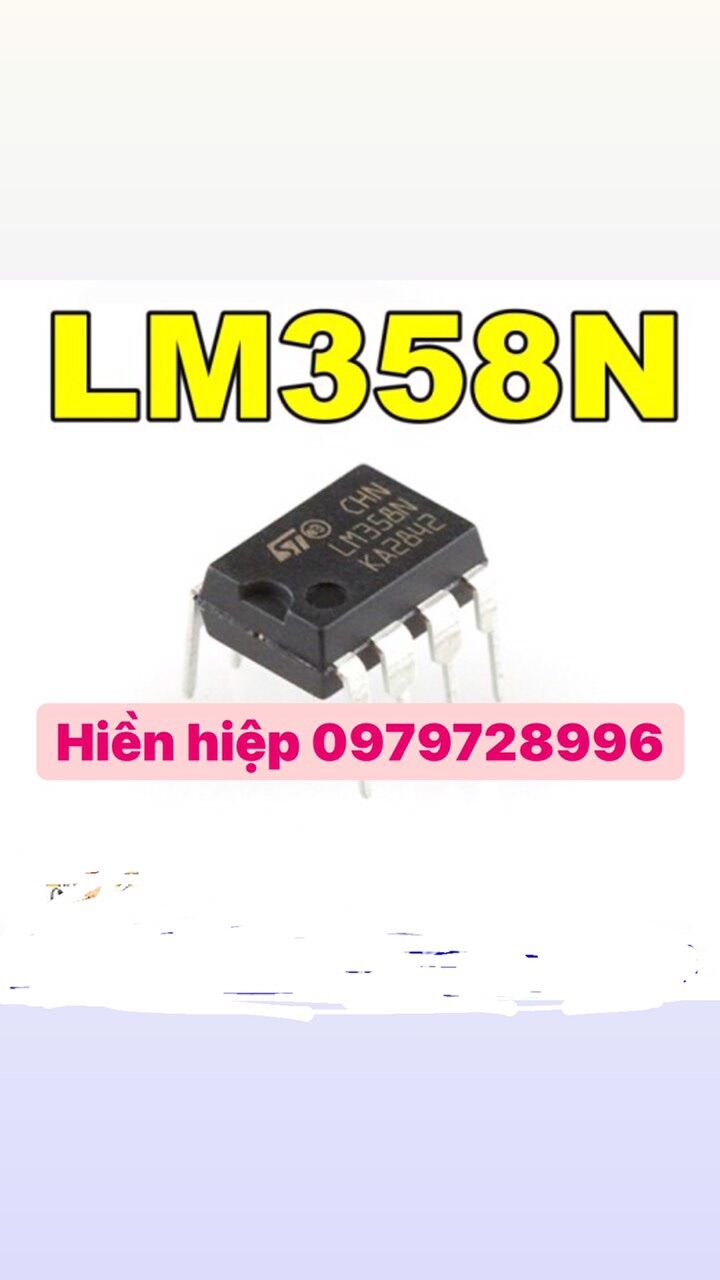 Lm 358 dip 8 chân cắm combo 10 con