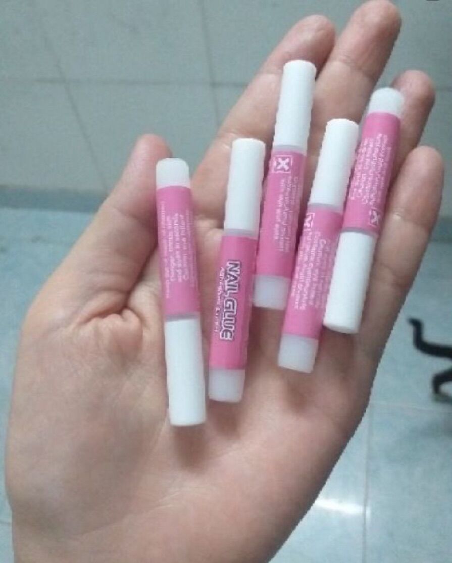 Nail box - Bộ 24 móng up nail chân ( hình thật)- kèm keo dũa