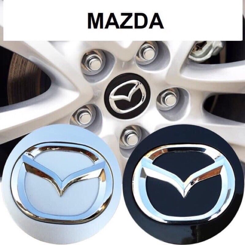 Chụp lazang chụp mâm xe mazda 2,3,6,cx5 kích thước 57mm
