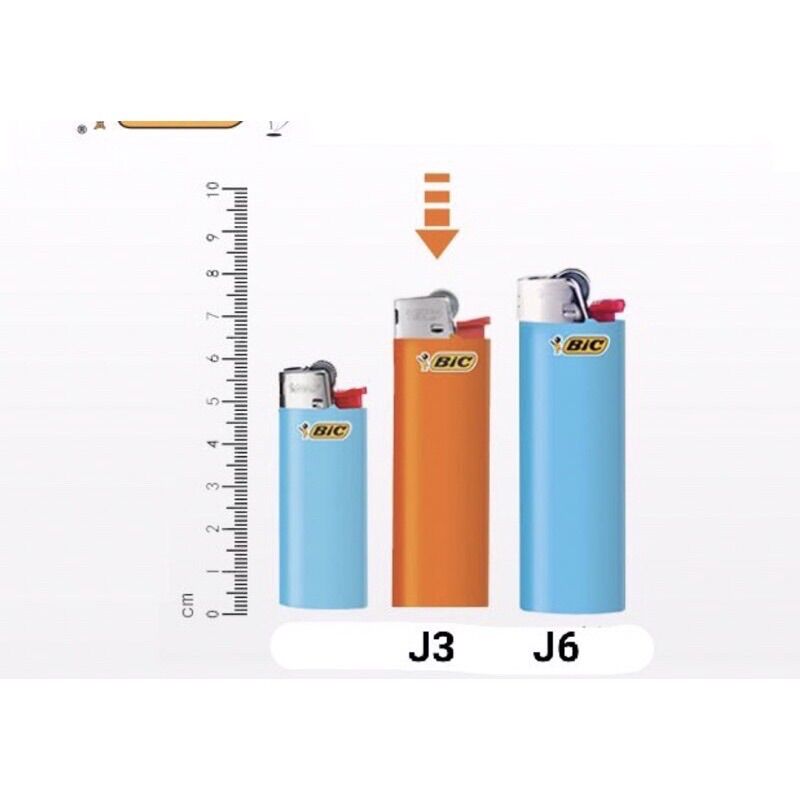 Bật lửa Hộp quẹt Bic J3 pháp size trung