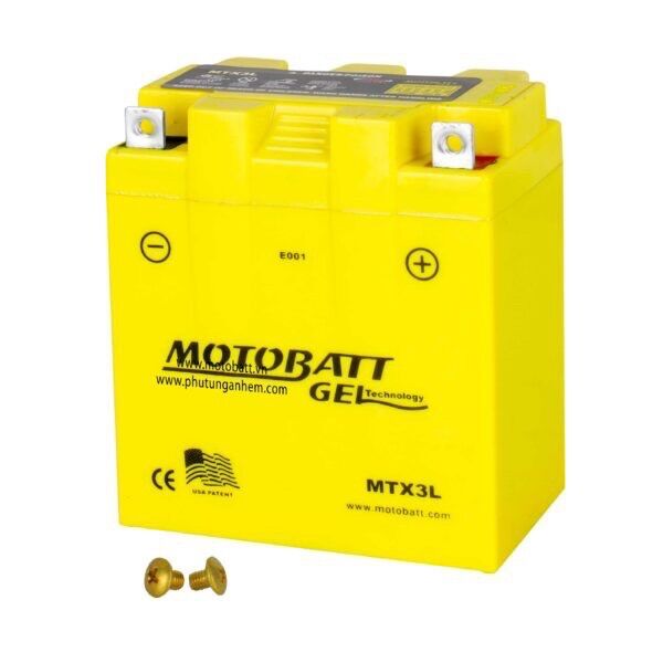 Bình ắc quy gel motobatt mtx3l