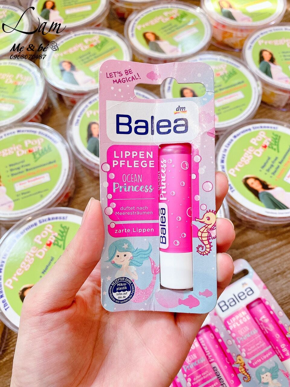 Bộ Dưỡng tóc và son cho bé Balea