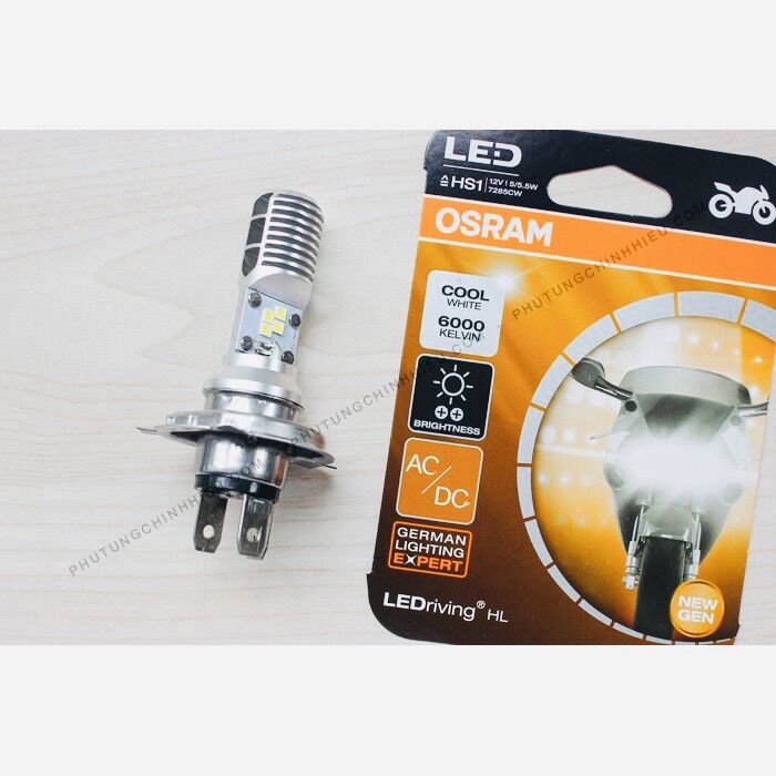 Đèn pha led h4 ost19 siêu sáng cho xe máy