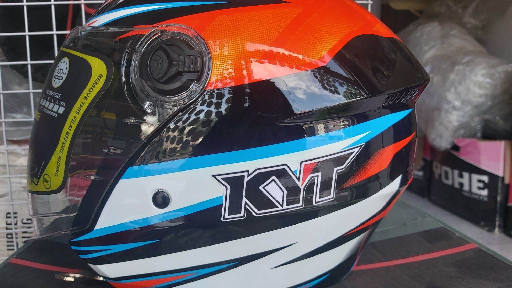 Combo 2 Tem KYT Ngang Dán Nón Xe Giá Rẻ