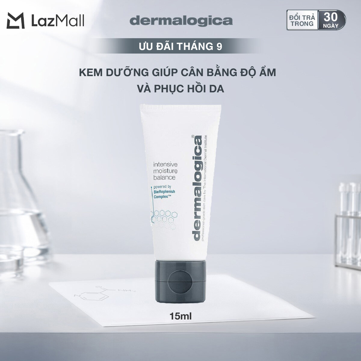 Kem dưỡng giúp cân bằng độ ẩm và phục hồi da Dermalogica Intensive Moisture Balance 15ml