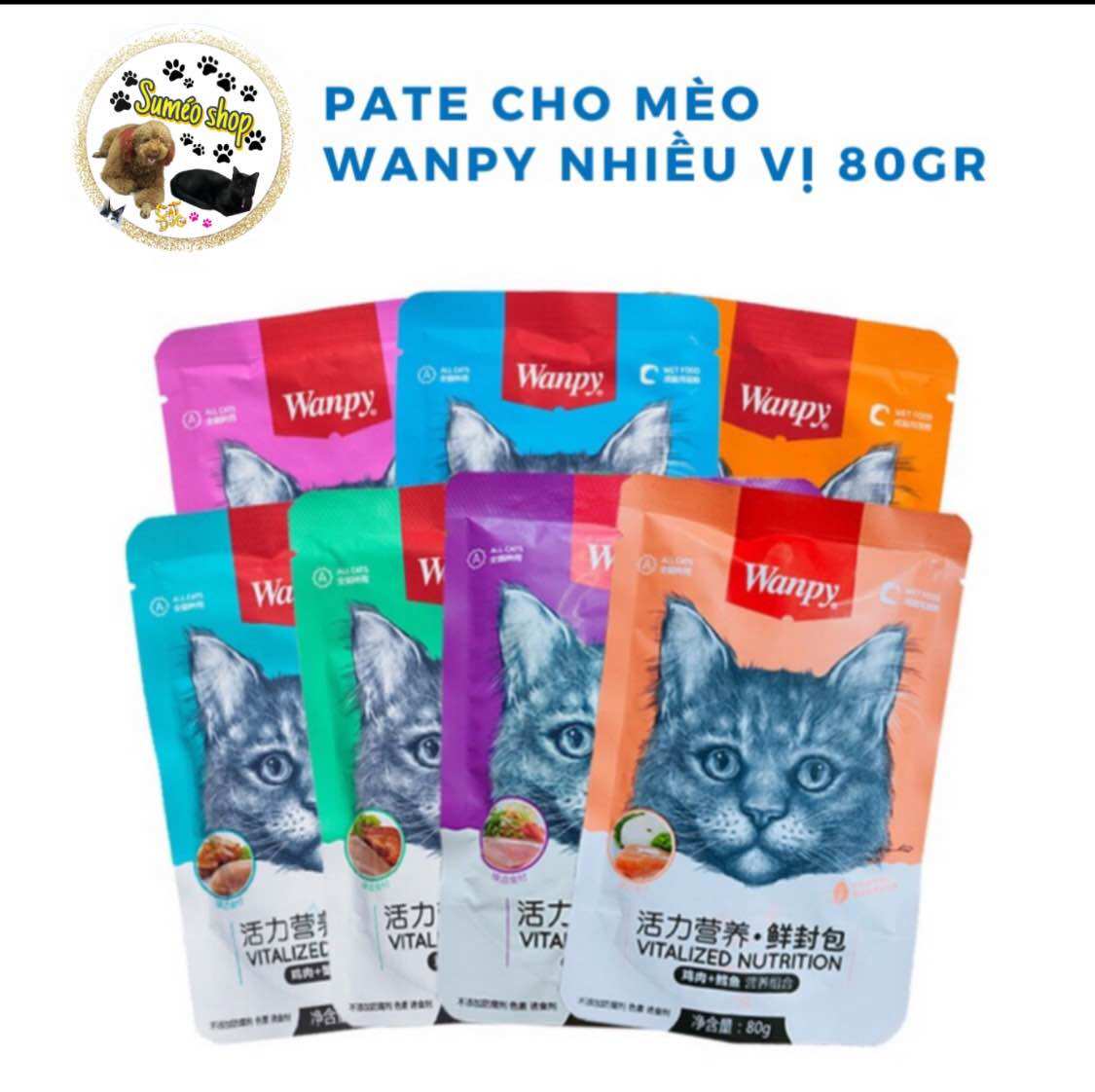 Pate cho mèo wanpy 80g - pate wanpy 80g