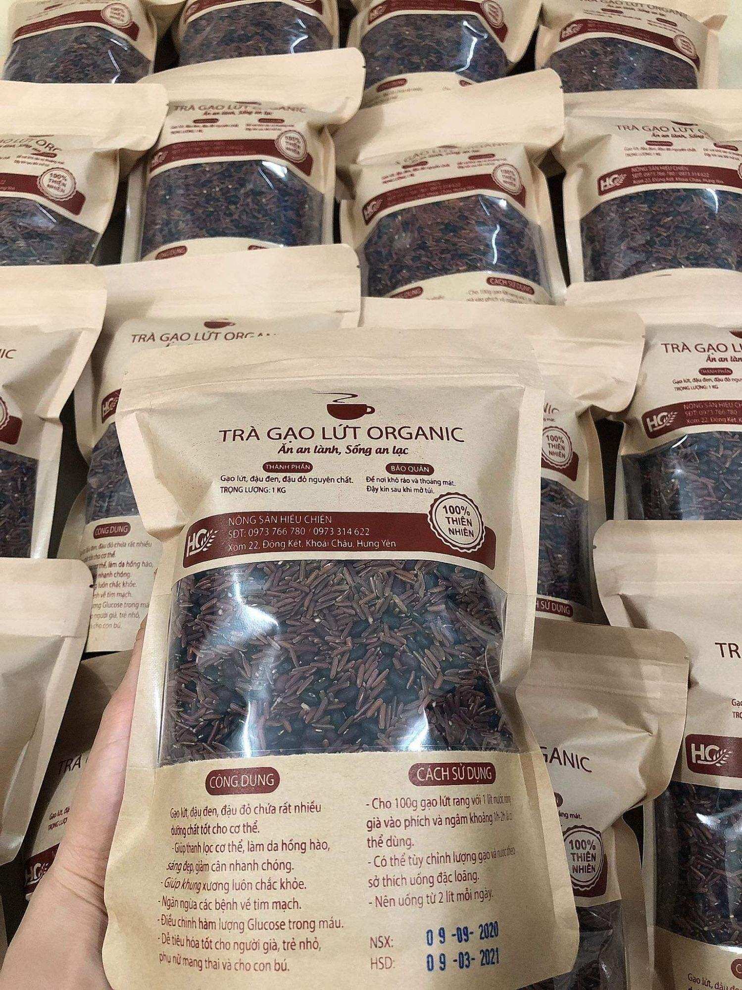 Trà gạo lứt rang