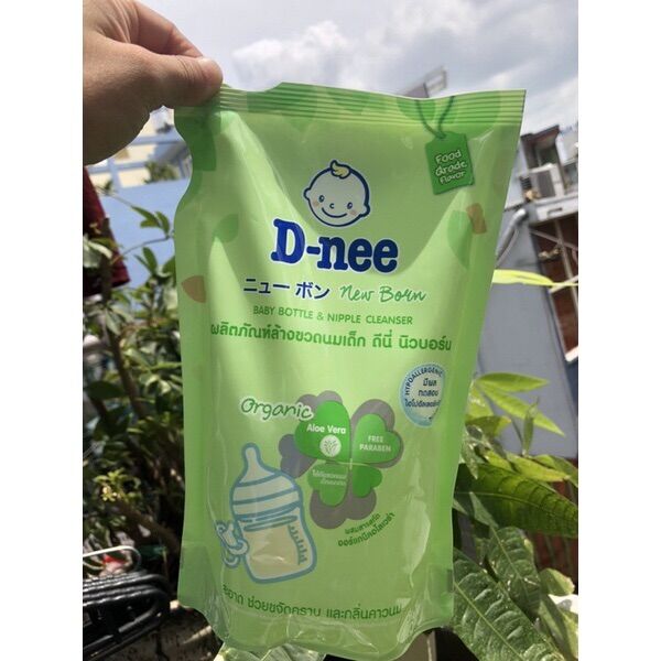 Nước rửa bình sữa Dnee Thái Lan dạng túi 600ml