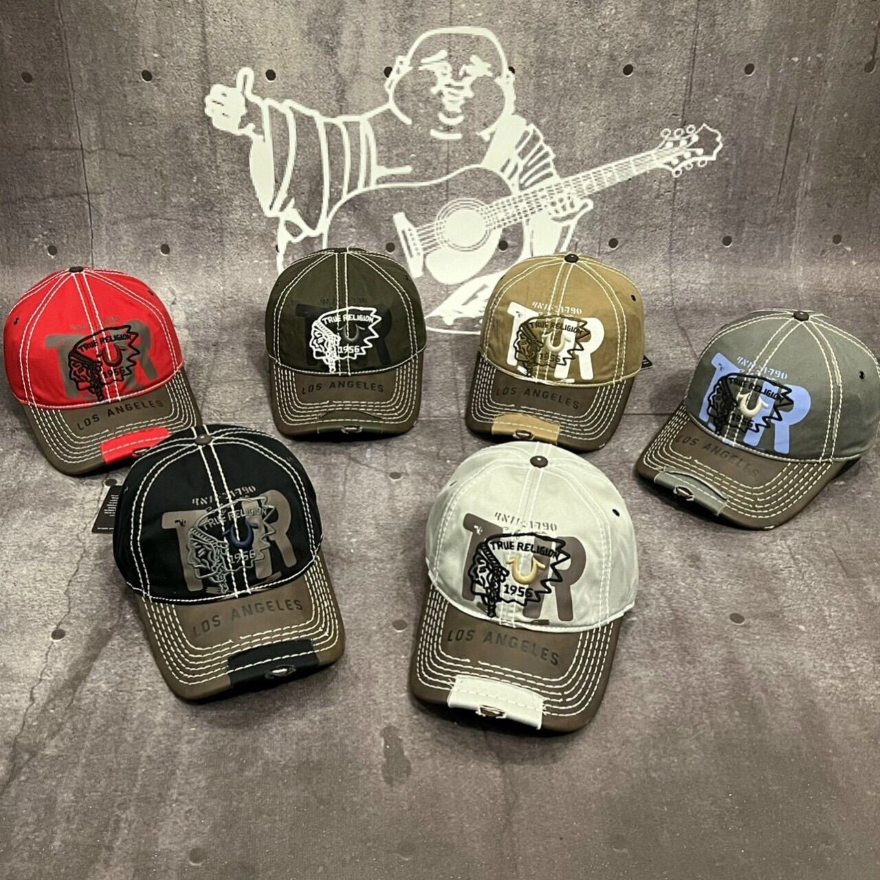 Nón kết/mũ lưỡi trai Truereligion ông địa