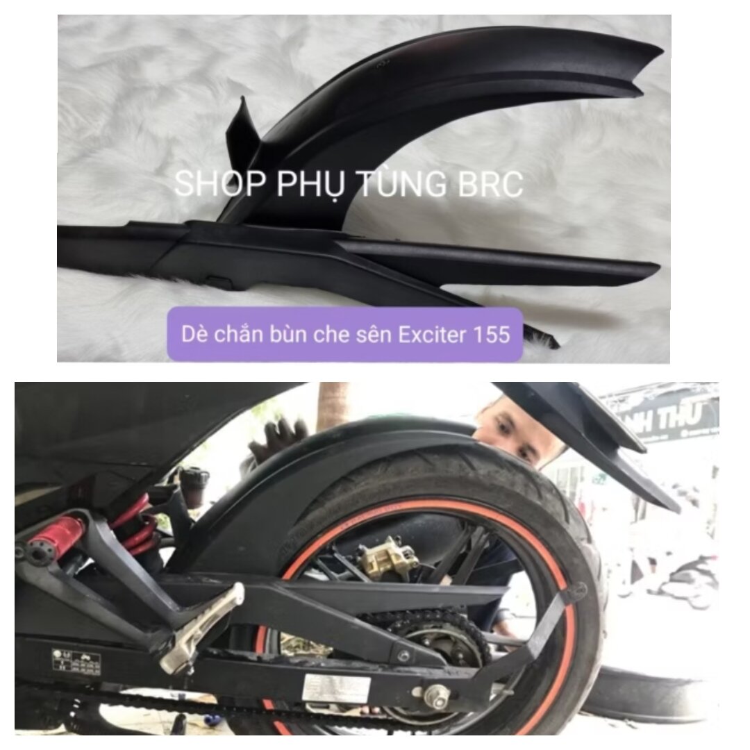 Dè chắn bùn và che sên xe EXCITER 155 ( Shop uy tín, Hàng chất lượng, Giá tốt, Mua Ngay)