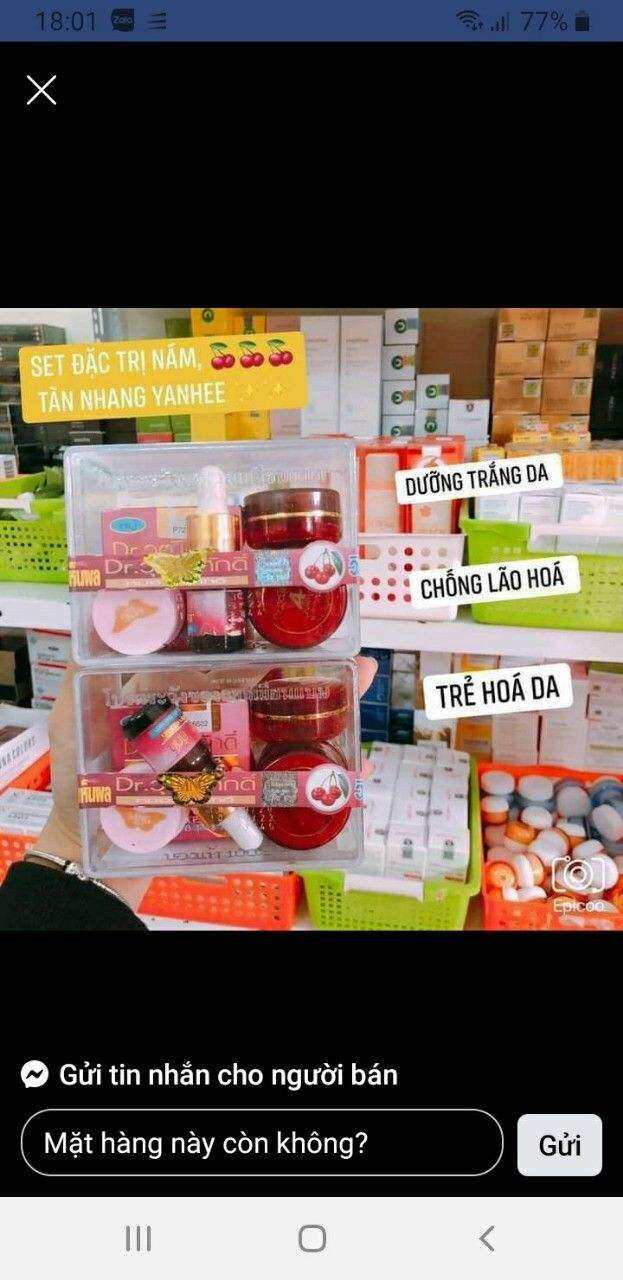 💘💘BỘ ĐĂC TRI NÁM, TÀN NHANG DR. Face Yanhee