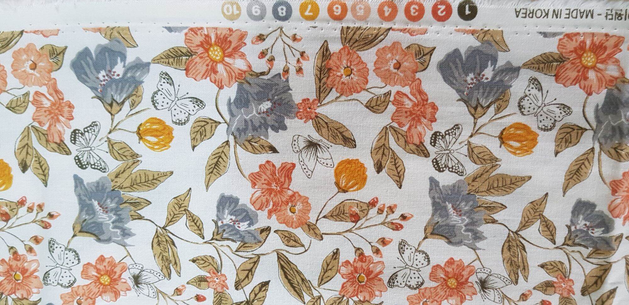 Vải thô 100% cotton made in Korea, được nhập khẩu trực tiếp từ Hàn Quốc , khổ 1m1, vải mát, mịn, thấm hút mồ hôi tốt, thích hợp may váy, đầm, áo, drap...