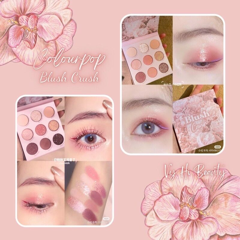 Bảng màu mắt Colourpop Blush Crush 9 ô
