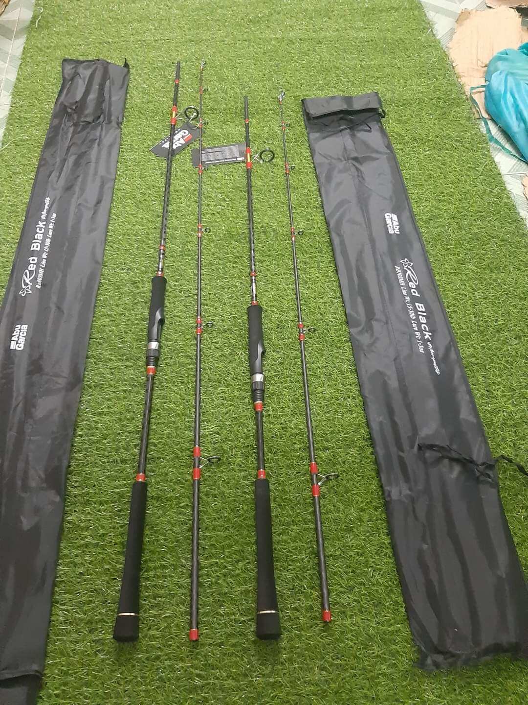 Cần lure bạo lực chính hãng Abu Red black đa năng