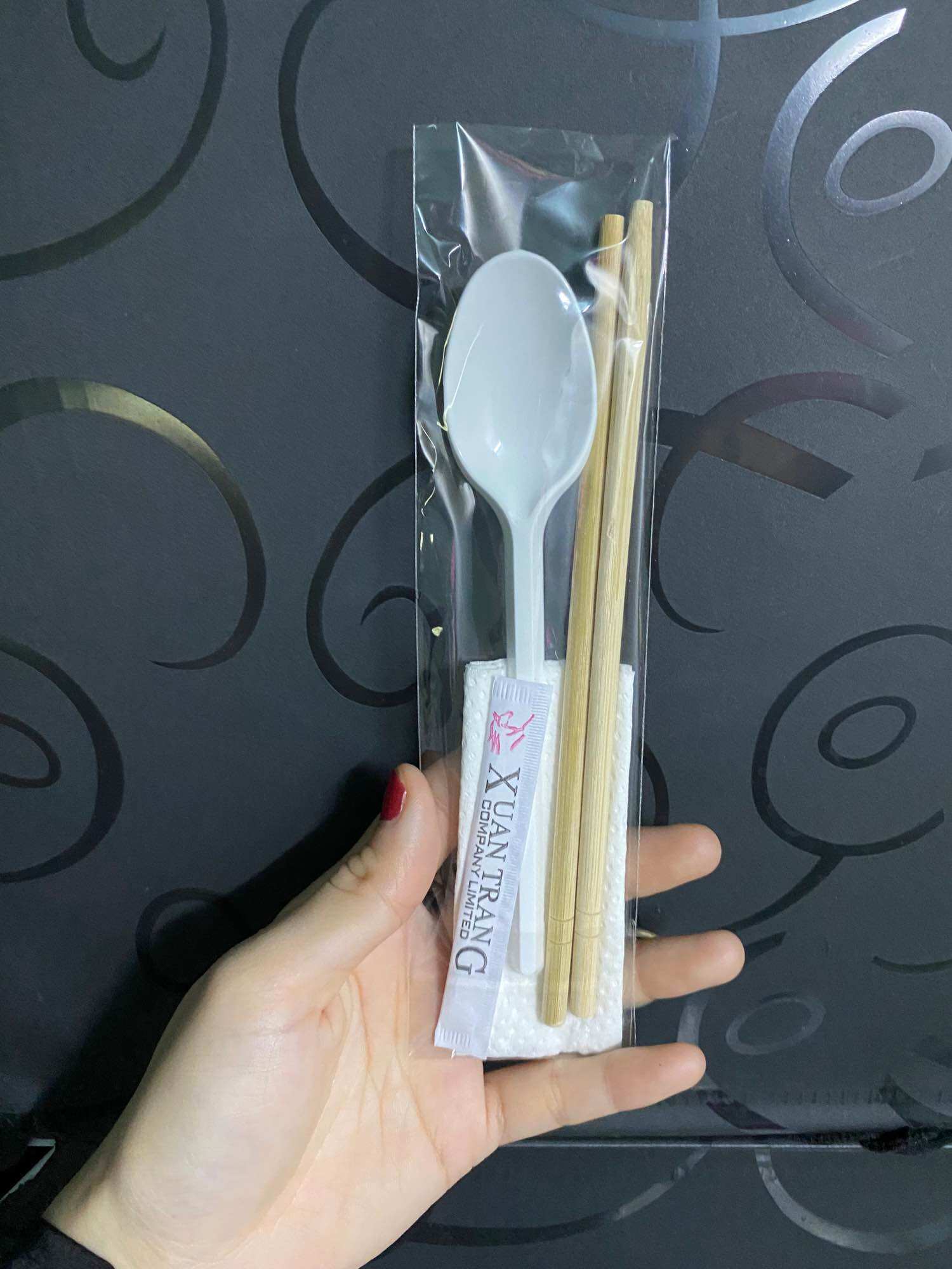 combo 50 bộ muỗng đũa dùng 1 lần