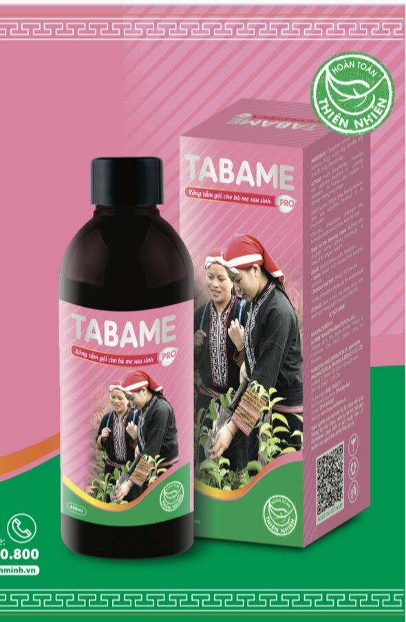 TABAME 400ml - xông tắm cho bà mẹ sau sinh (không cần kiêng cử)