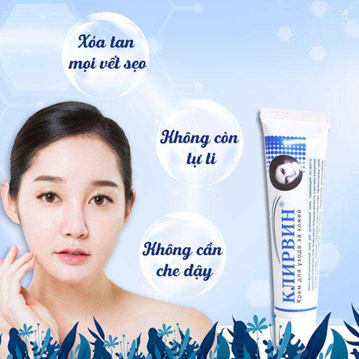 Kem mờ sẹo Kjinpbnh của Nga giúp mờ sẹo, mờ thâm, sẹo lồi, sẹo lõm, sẹo do vết thương để lại, tái tạo da