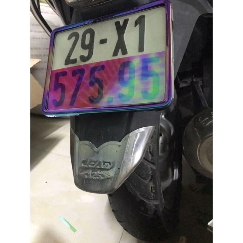 Decal Dán Biển Số 7 Màu Xe Máy Cực Chất