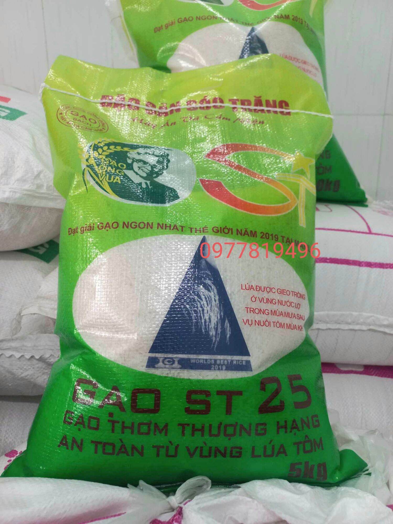 Gạo ST25 Lúa Tôm food bao 5kg