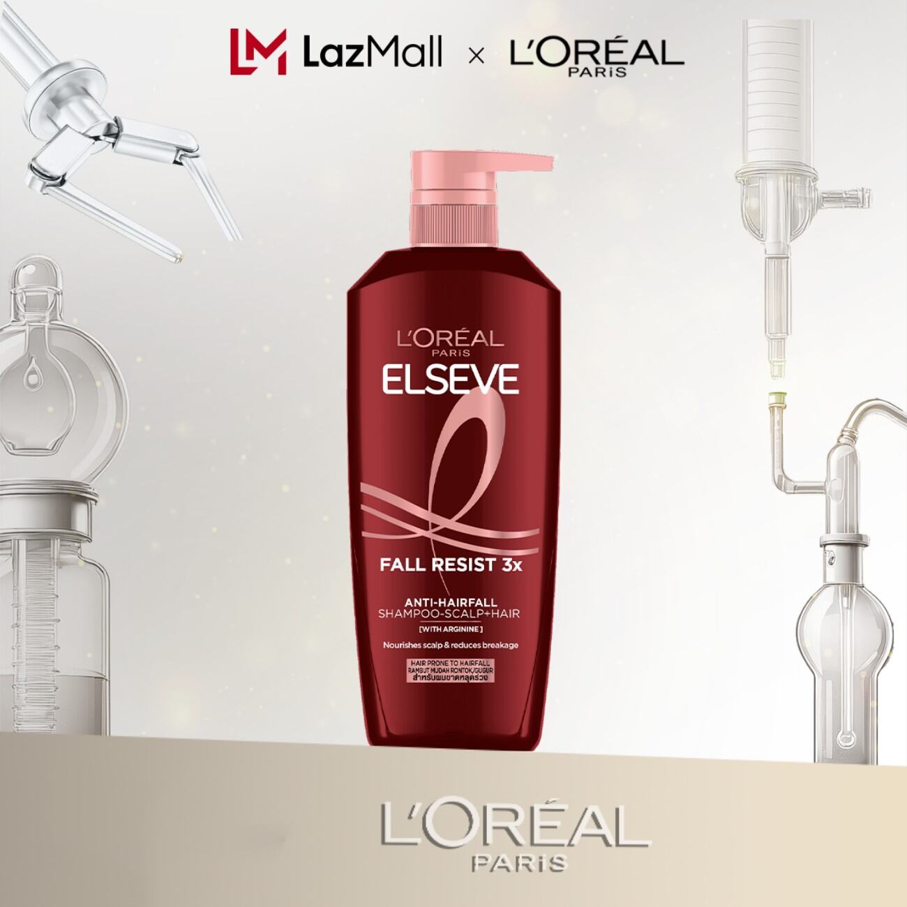 Dầu Gội Ngăn Gãy Rụng Tóc Elseve Fall Resist 3X Anti-Hairfall Shampoo-Scalp + Hair620ml