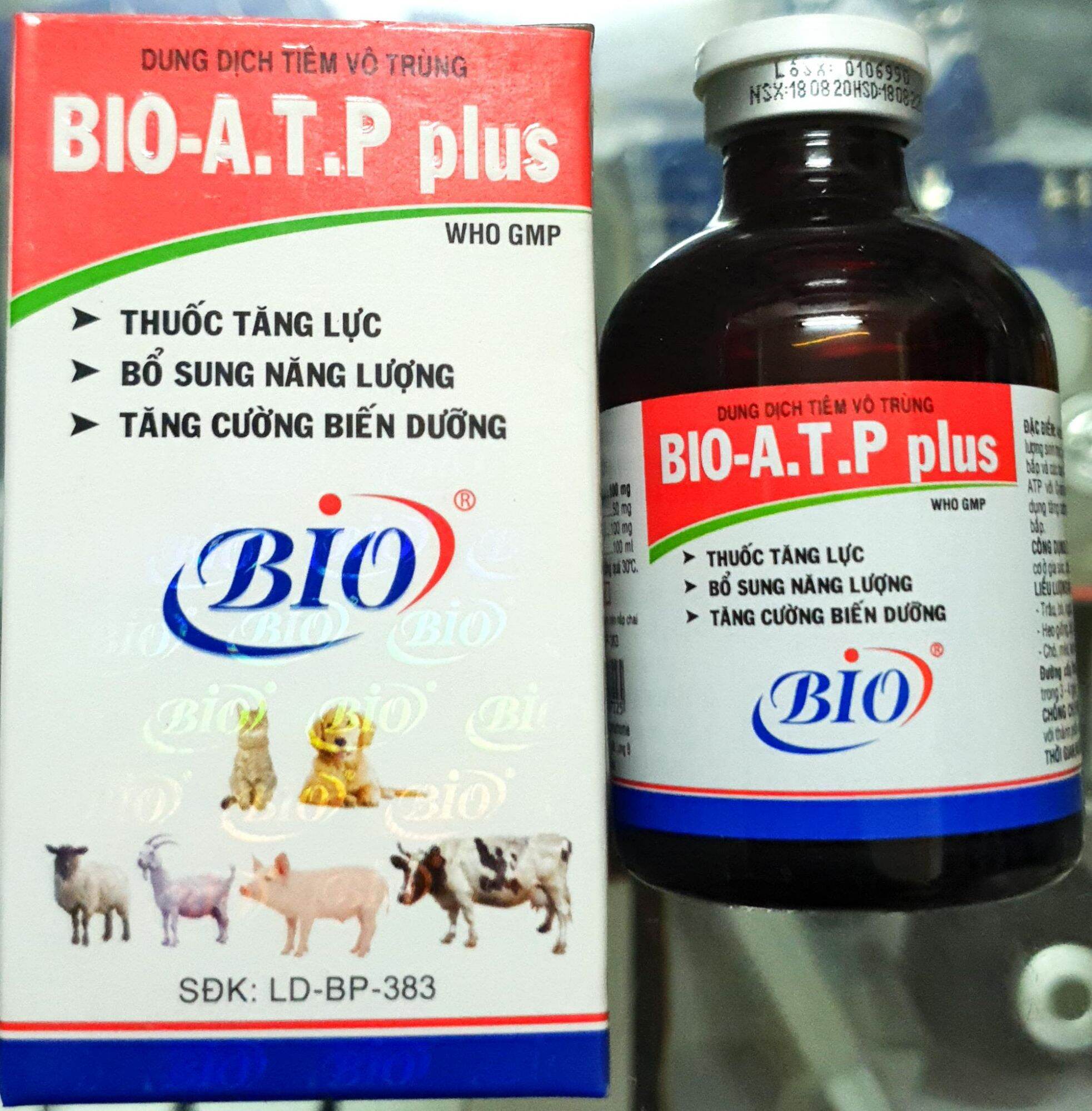 Bio ATP plus (50ml) - Bổ máu, tăng lực, tăng bo, dưỡng cơ, chống mỏi cơ cho gà đá
